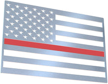 Flag-It 3D USA Flag Emblem Decal Car Truck - 2 Pack (Red Driver And Passenger)