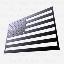 Flag-It 3D American Flag Emblem Decal 2-Pack (Black Driver And Passenger)