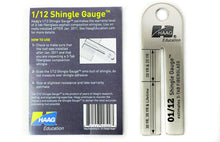 Haag 4/09 and 12/1 shingle gauges
