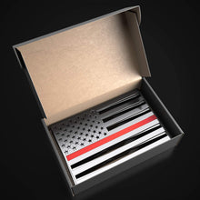 Flag-It 3D USA Flag Emblem Decal Car Truck - 2 Pack (Red Driver And Passenger)