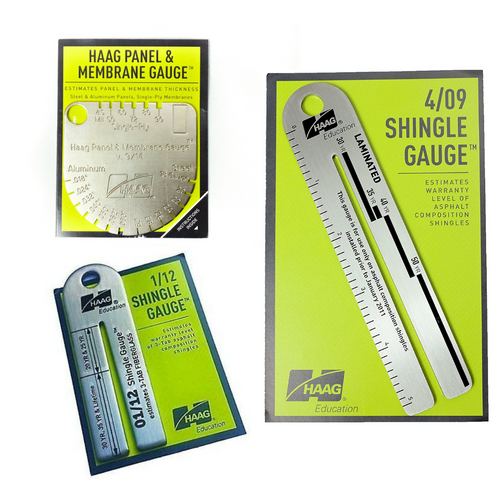 Haag Panel Membrane Gauge & Shingles 1/12 4/09 Gauge Engineering Combo 3-Pcs