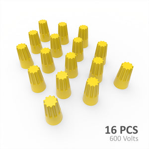 Electrical Wire Connectors Screw Terminals, Wire Nuts W/Spring Insert, Twist Nuts, Caps Connection Assortment Set 172PCS