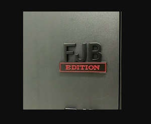 FJB EDITION 3D Badge Car Automotive Truck Sticker Side Tail Emblem (Black)